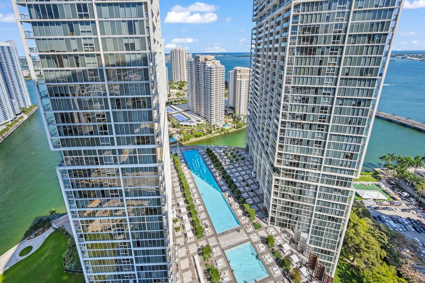 *Iconic W Icon Condo/ Pool&Waterviews*Freespa* 마이애미 외부 사진